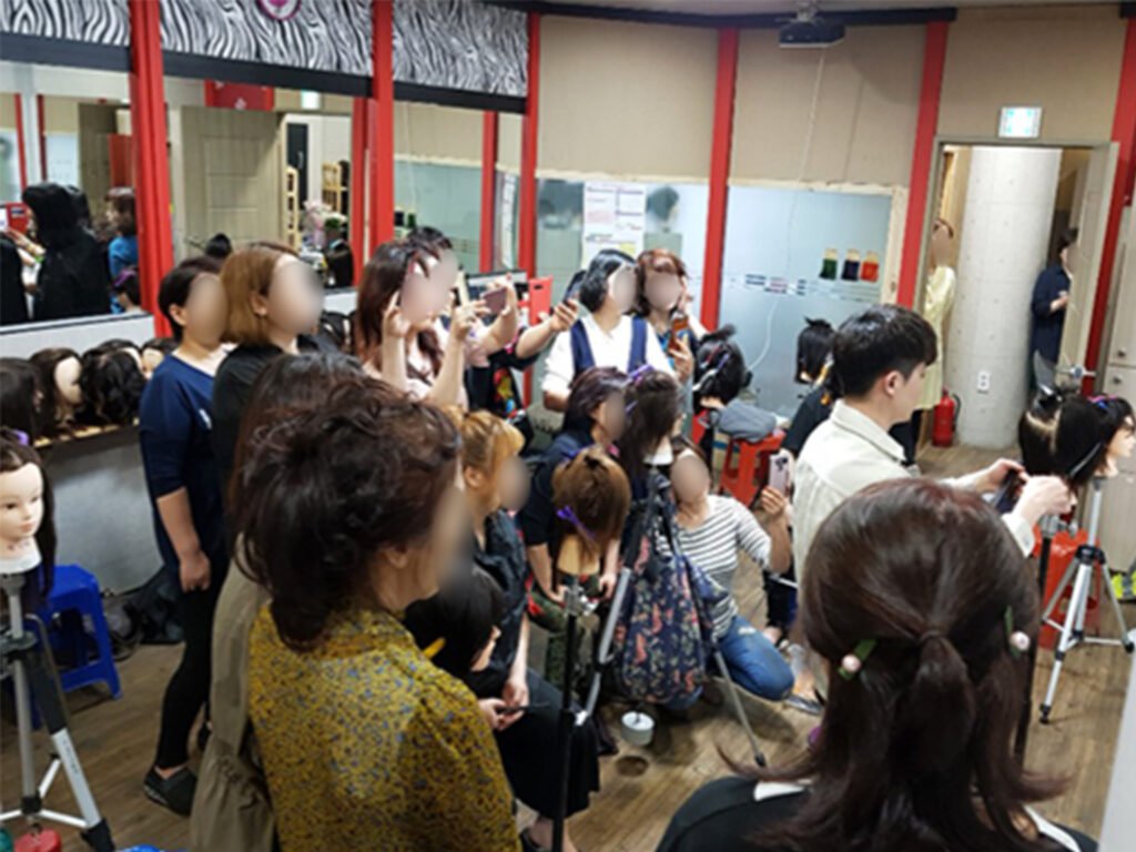 커트앤모어 헤어아카데미 소게 - 수업장면